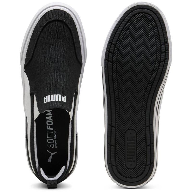 Pantofi sport unisex Puma Court Classic Vulc Slipon, Negru
