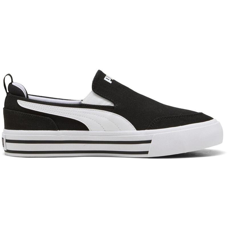 Pantofi sport unisex Puma Court Classic Vulc Slipon, Negru
