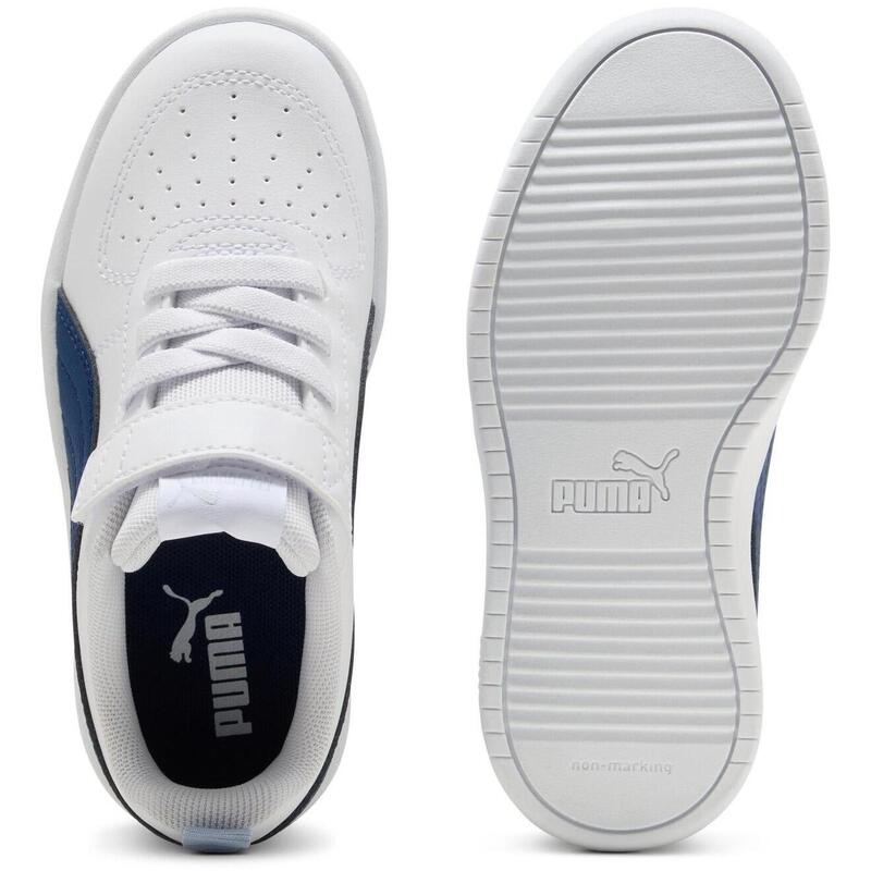 Pantofi sport copii Puma Rickie Ac Ps, Alb