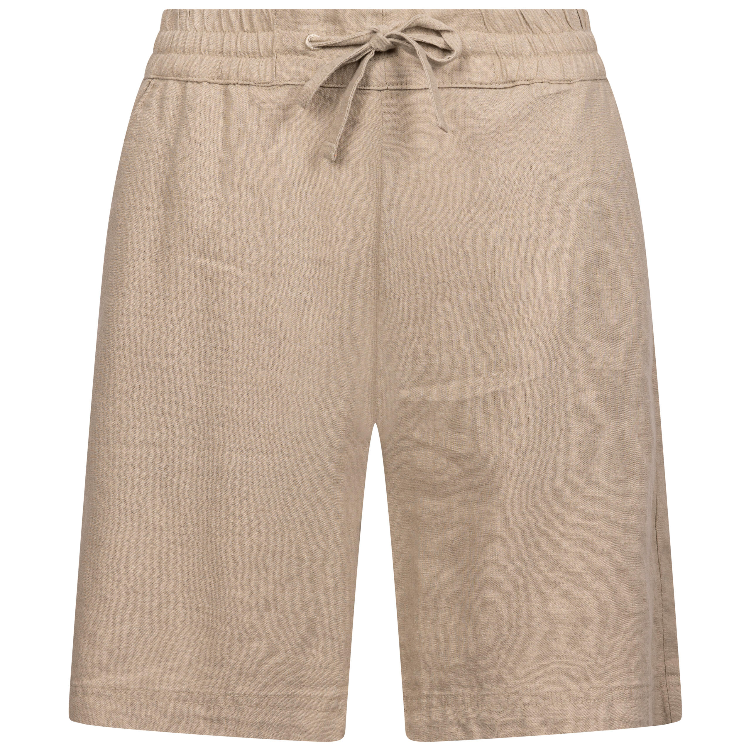 Womens Drawstring Adjustable Waist 2 Hand Pockets Shorts - Reenie 1/3