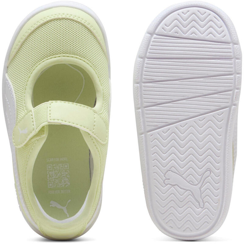 Pantofi sport copii Puma Courtflex V3 Lina V Inf, Verde