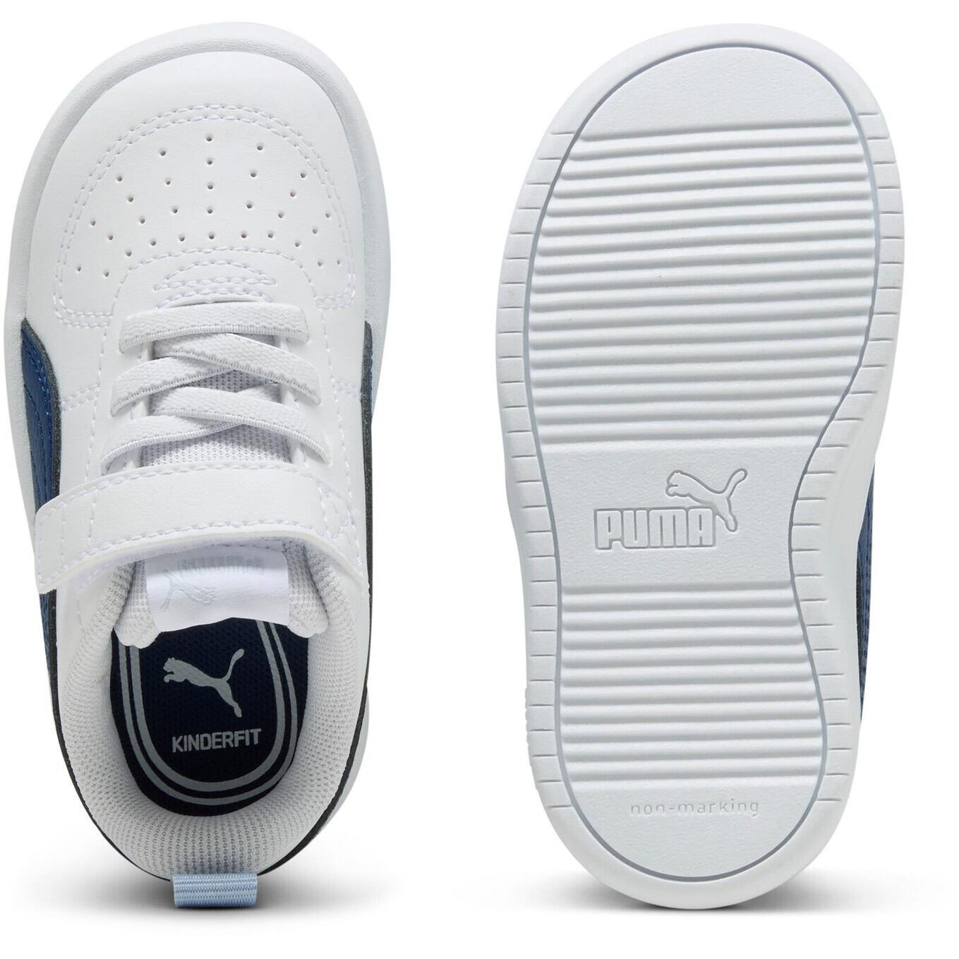 Baskets Puma Rickie Ac Inf, Blanc, Enfants 2/5