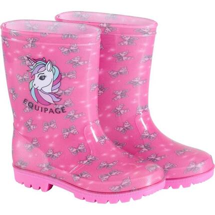 Bottes d'équitation fille Equipage Butterfly Wellies