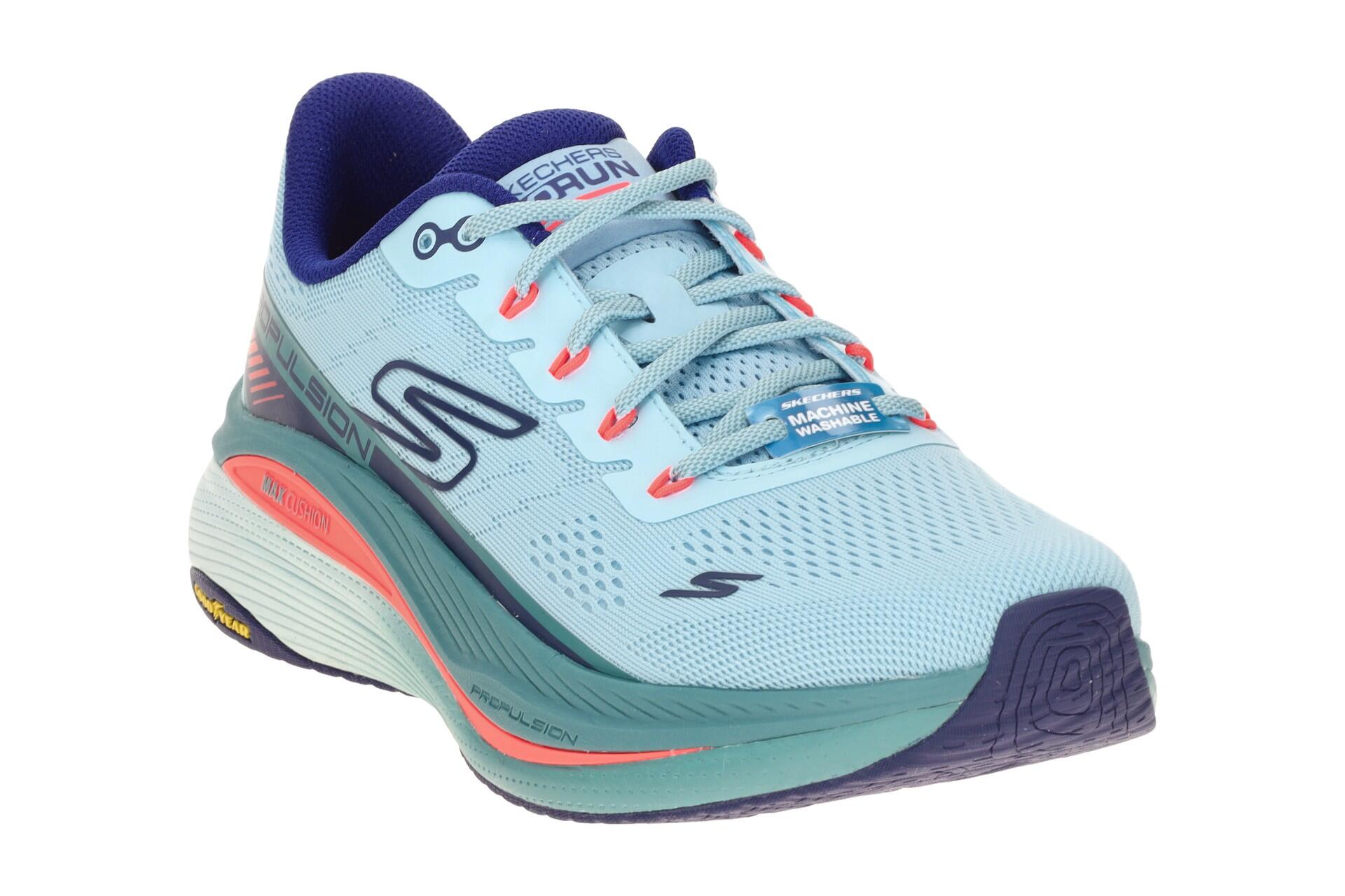 Skechers MAX CUSHIONING Schuhe blau Damen Sportschuhe 128901 3/7