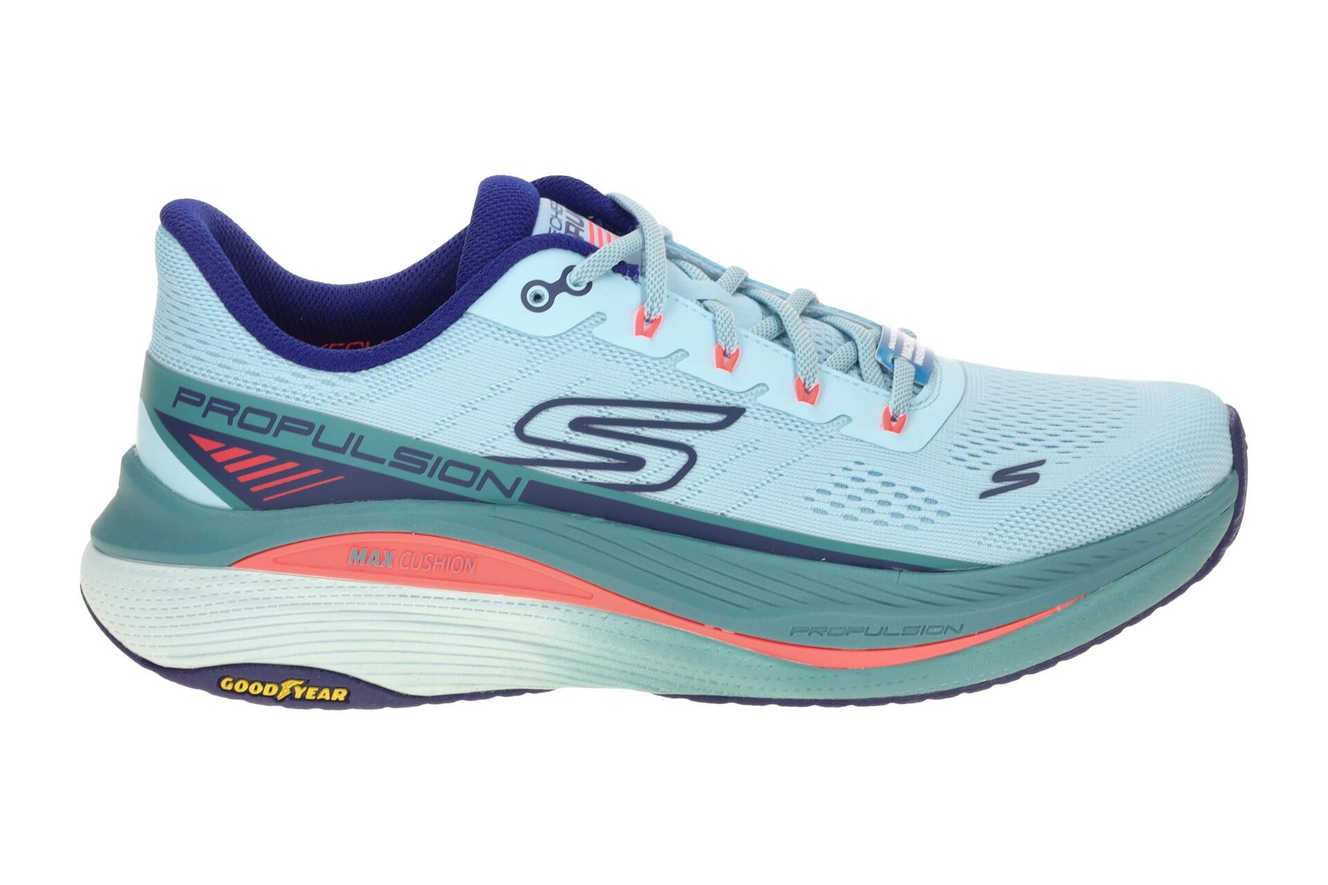Skechers MAX CUSHIONING Schuhe blau Damen Sportschuhe 128901 2/7