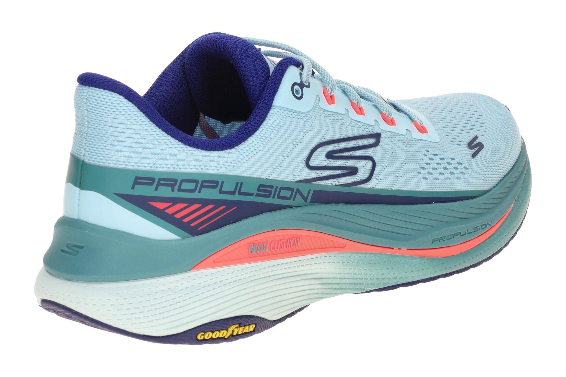 Skechers MAX CUSHIONING Schuhe blau Damen Sportschuhe 128901 4/7