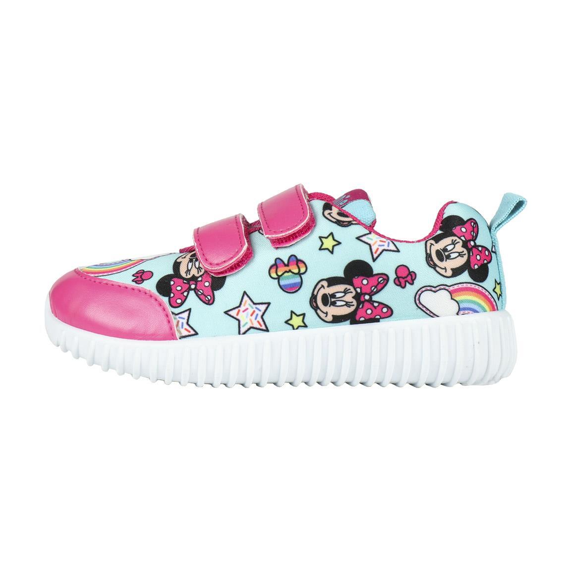 Tênis de corrida Minnie Mouse com velcro, tamanho 30 2/2