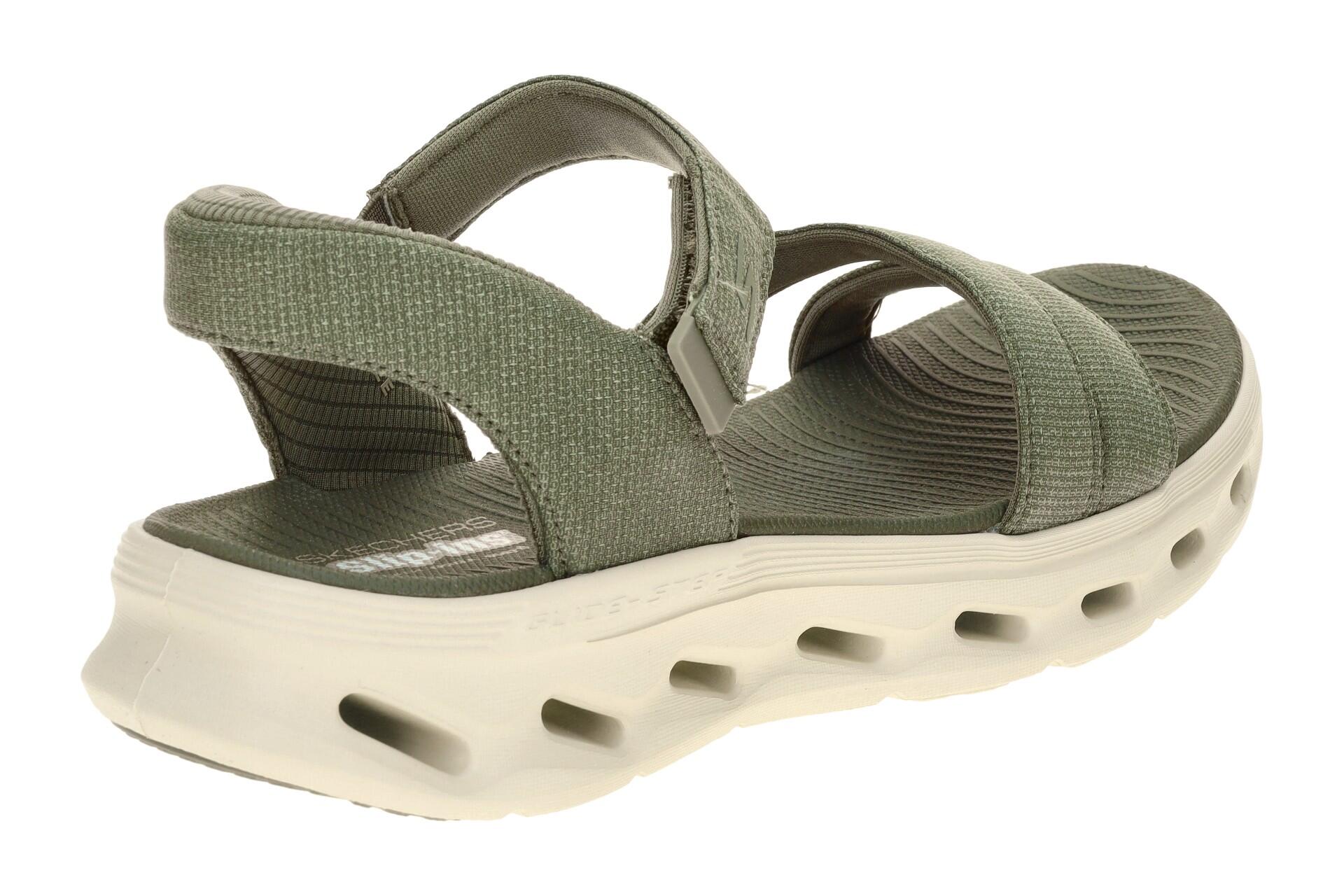Skechers Sandalen Go Walk Gliede Step grün Slip-Ins 141269 4/7
