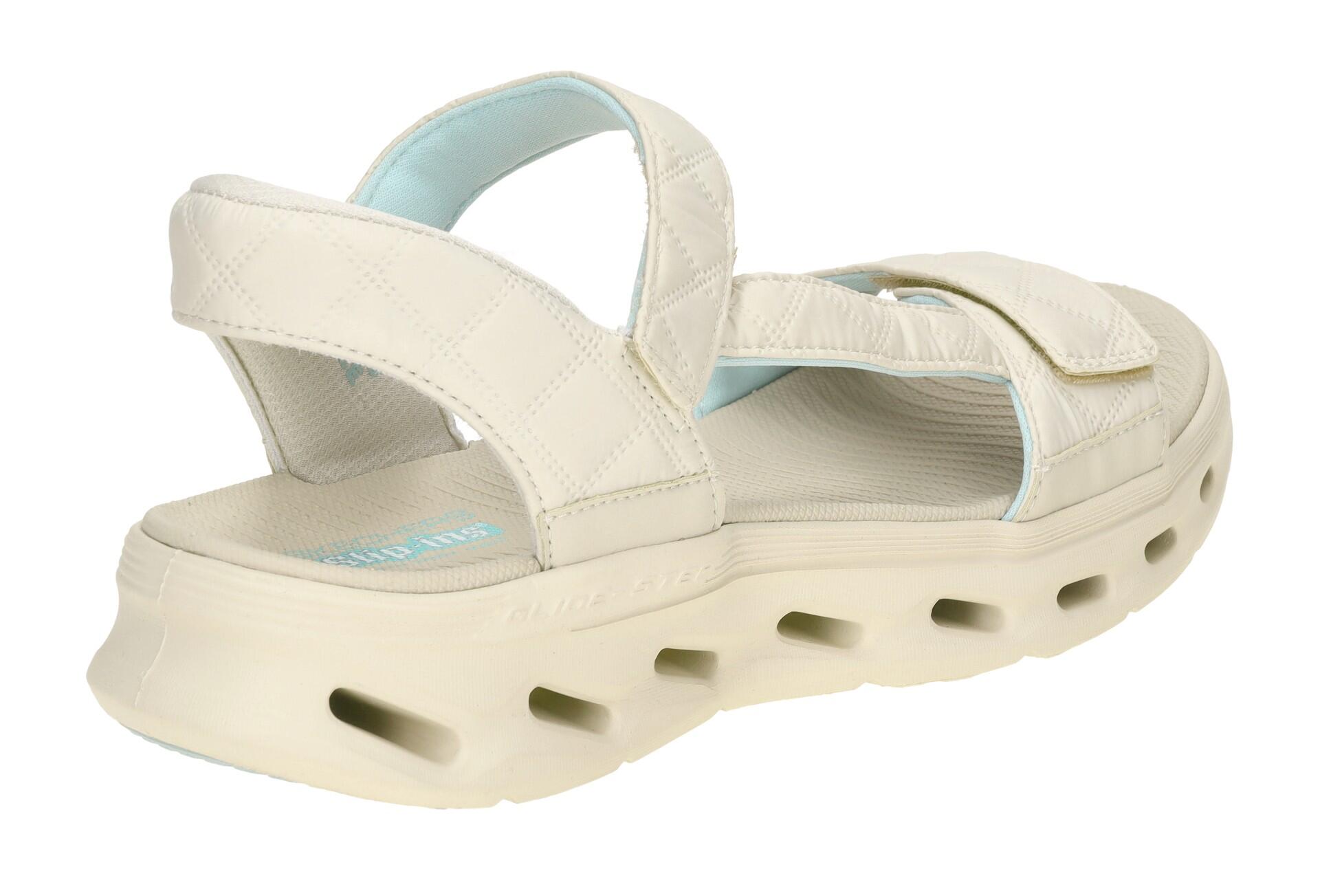 Skechers Go Walk Gliede Step Sandale beige Cozy Slip-Ins 141276 4/7