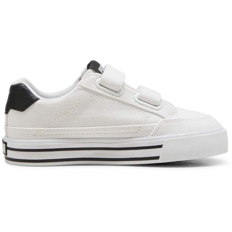 Pantofi sport copii Puma Court Classic Vulc Fs V Ps, Alb