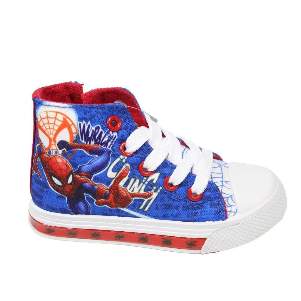 Spiderman High-Top Sneakers with Lights Size 32