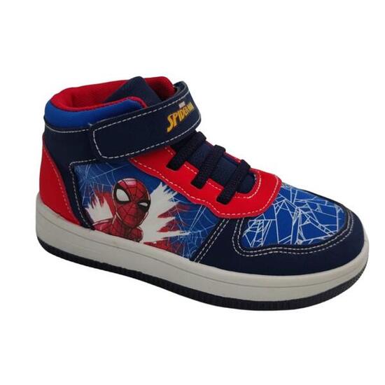 Baskets montantes Spiderman 27 bleu automne-hiver