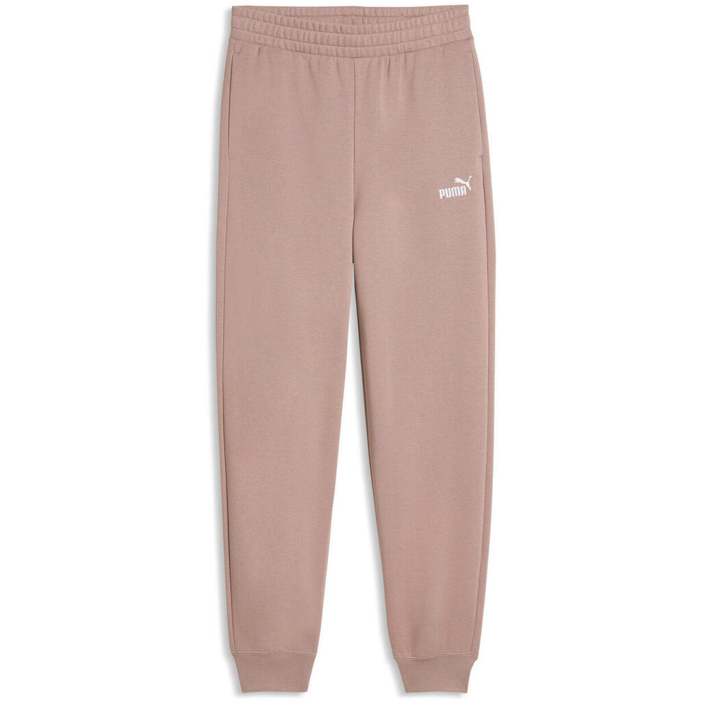 Панталони Puma Ess Small No.1 Logo Standard High-waist, Розов, Жени