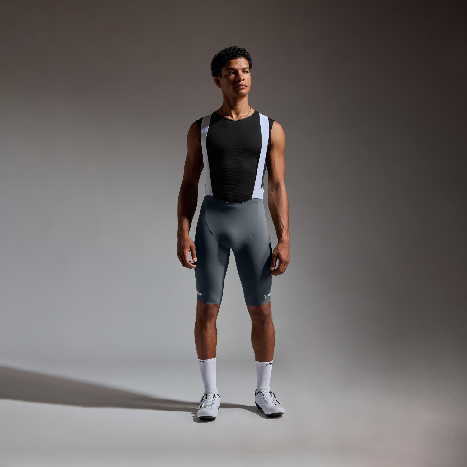 Culotte corto con tirantes Gore-Wear Spingshift Cargo Gris para hombre 4/5