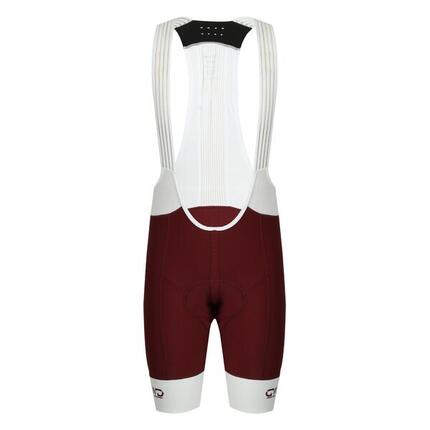 Cuissard vélo homme DRAFT bordeaux/blanc