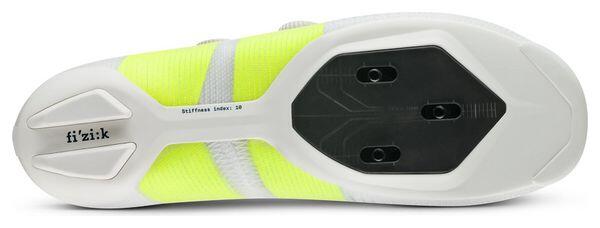 Chaussures Route Fizik Vega Carbon Blanc/Jaune Fluo 3/7