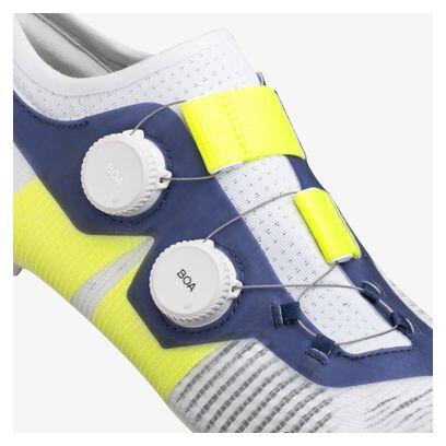 Chaussures Route Fizik Vega Carbon Blanc/Jaune Fluo 5/7