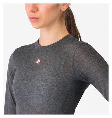 Sous-Maillot Manches Longues Castelli Medio Gris Femme 3/5