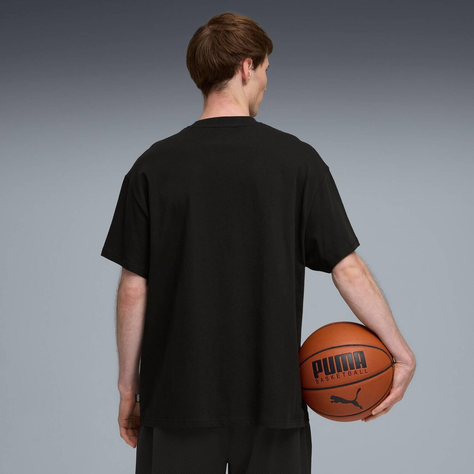 T-shirt Puma Out The Mail Tee, Noir, Hommes 2/5
