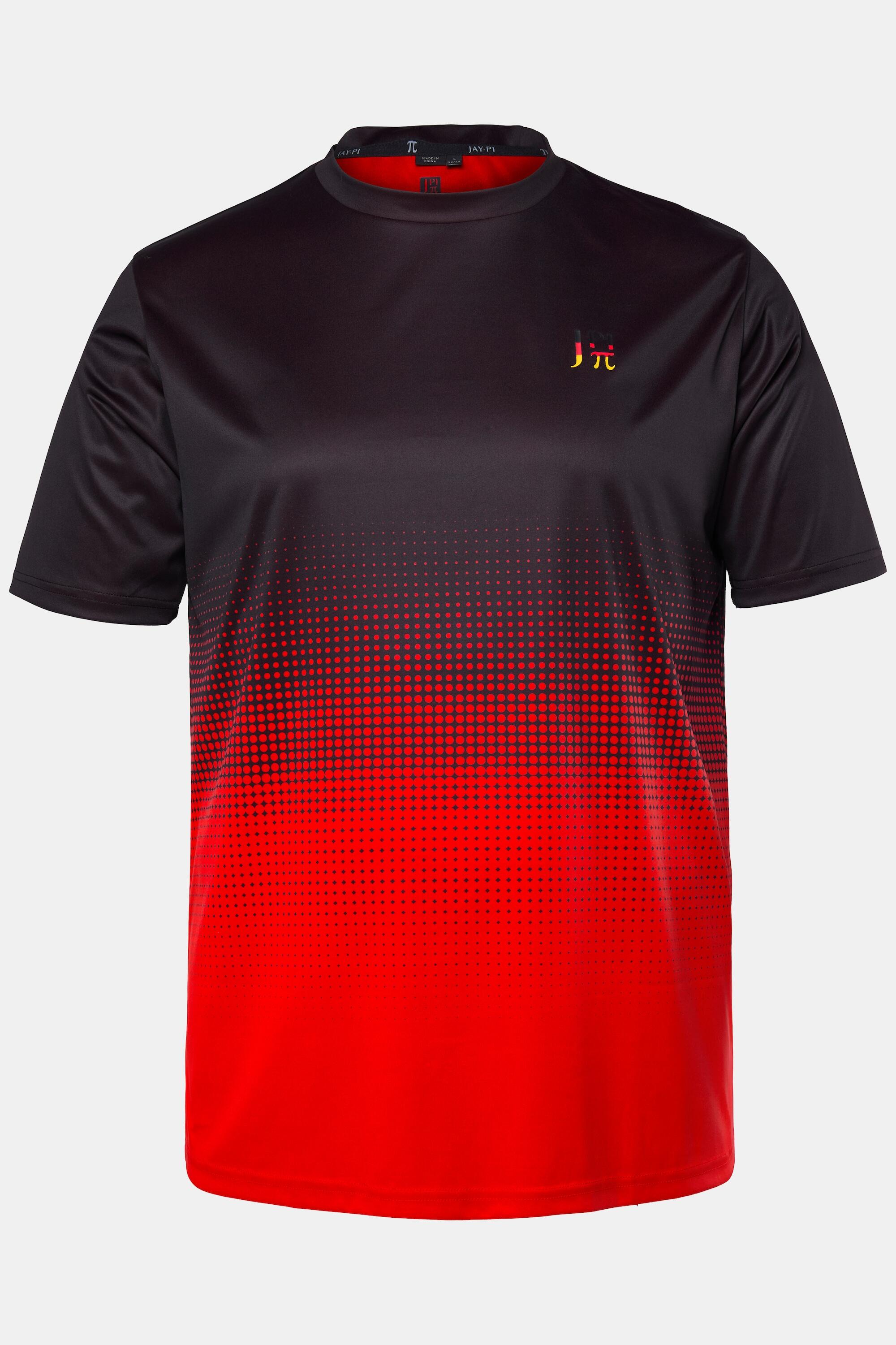Heren T-shirt FLEXNAMIC® fitness all-over print korte mouwen QuickDry tot 8XL 4/6