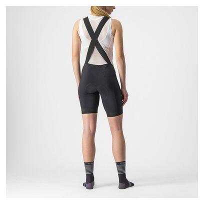 Pantaloni scurti cu bretele Castelli Endurance W, pentru femei, negru