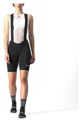 Pantaloni scurti cu bretele Castelli Endurance W, pentru femei, negru