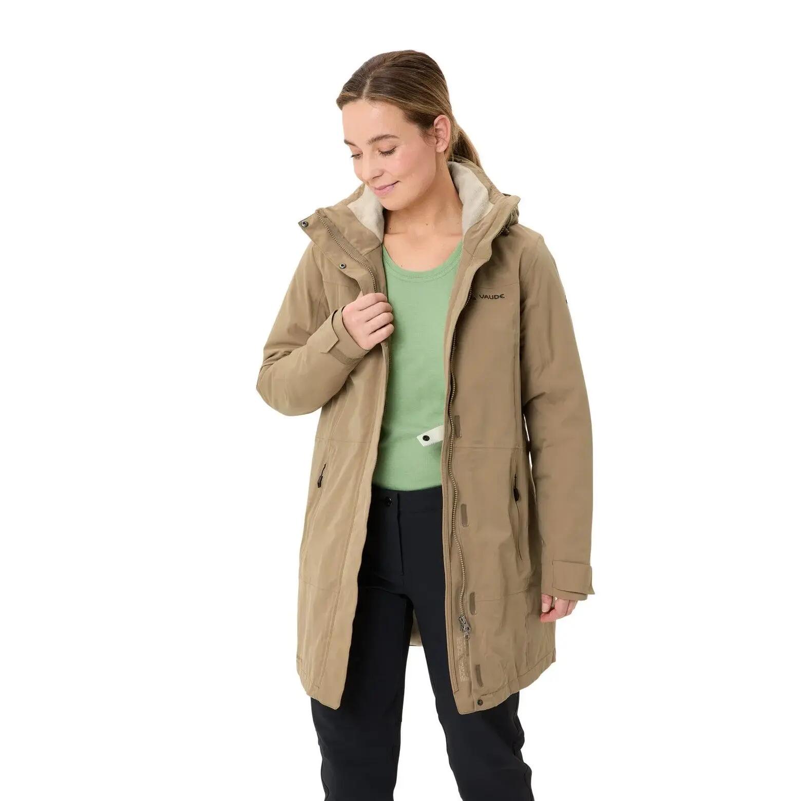 Parka femme VAUDE Skomer Wool II 3/7