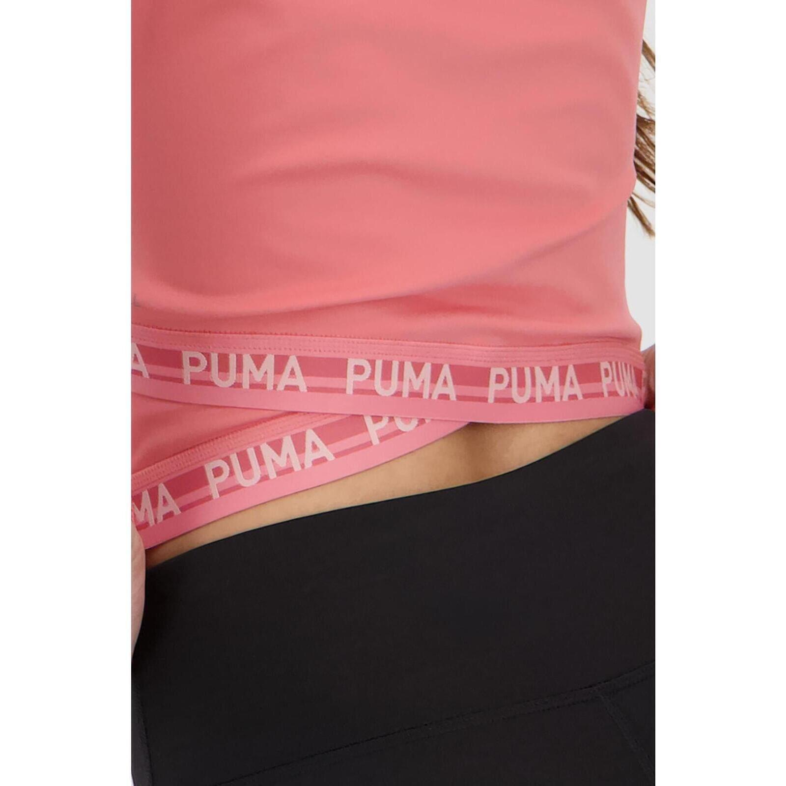 T-Shirt Puma W Strong Cross Back Tee, Rosa, Damen 3/3