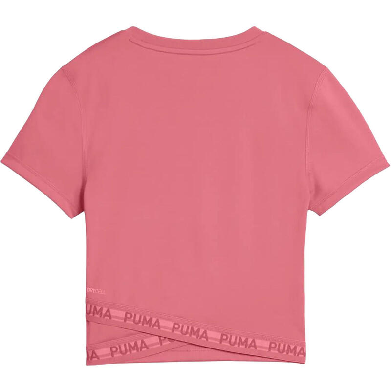 Tricou femei Puma W Strong Cross Back Tee, Roz