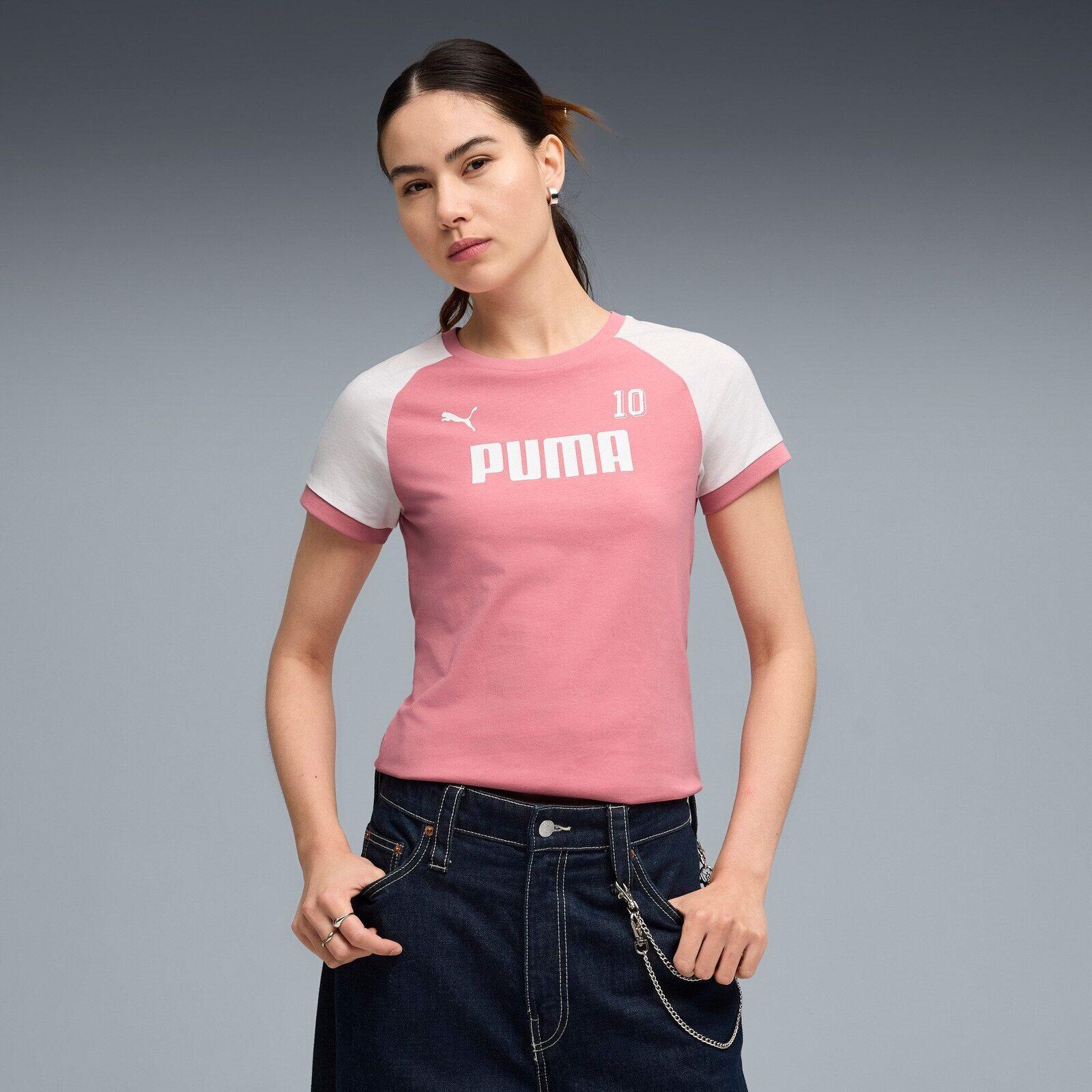 T-shirt Puma Sport Ringertee, Rose, Femmes 4/5