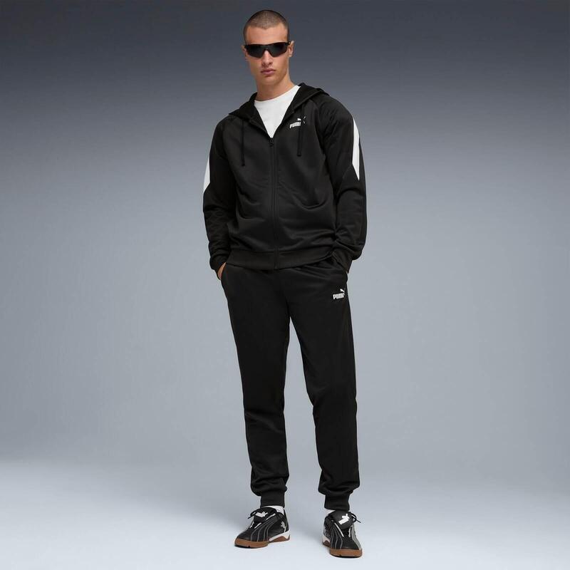 Trening barbati Puma Hooded Poly Suit, Negru