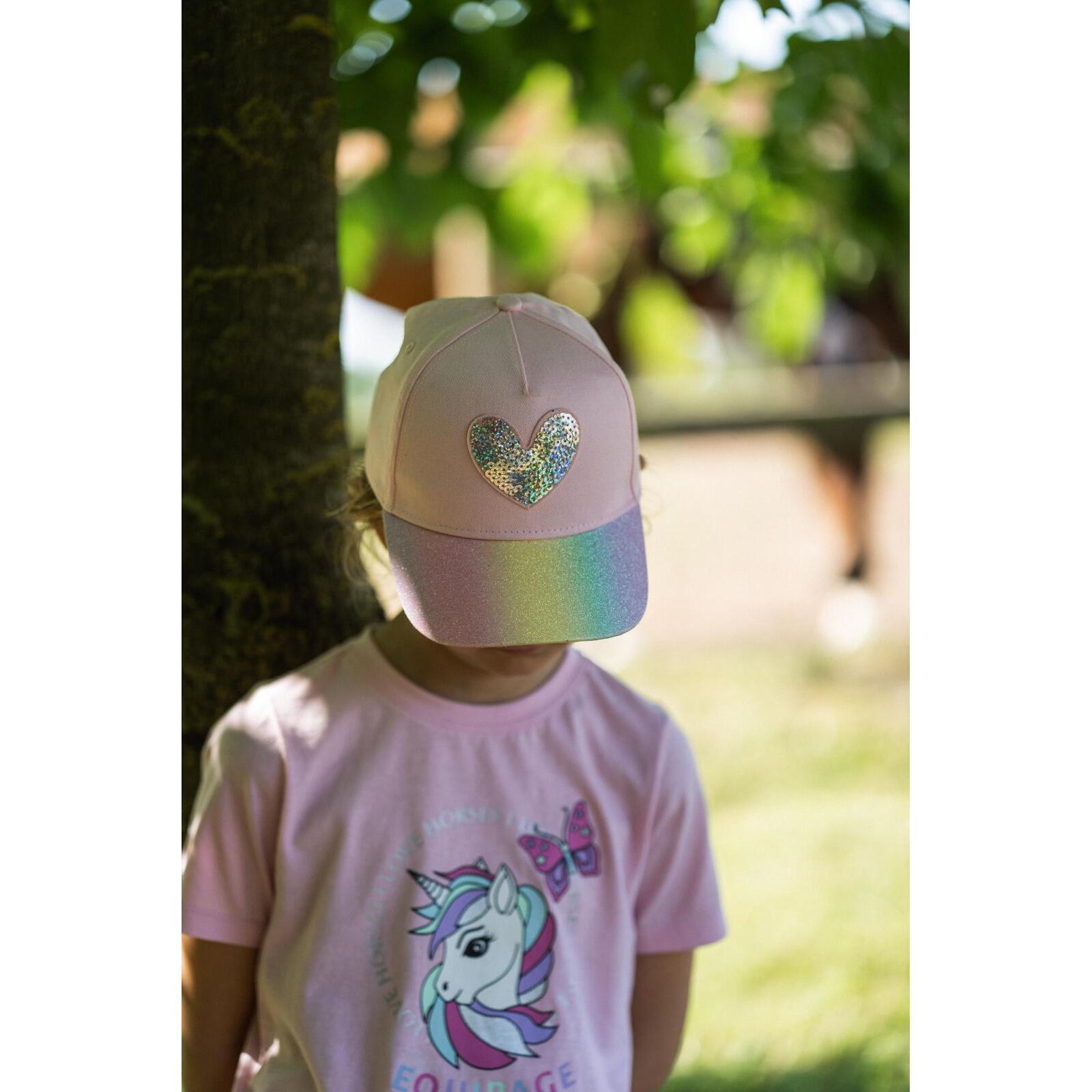 Cascopellino da bambina Equipage Rainbow 2/3