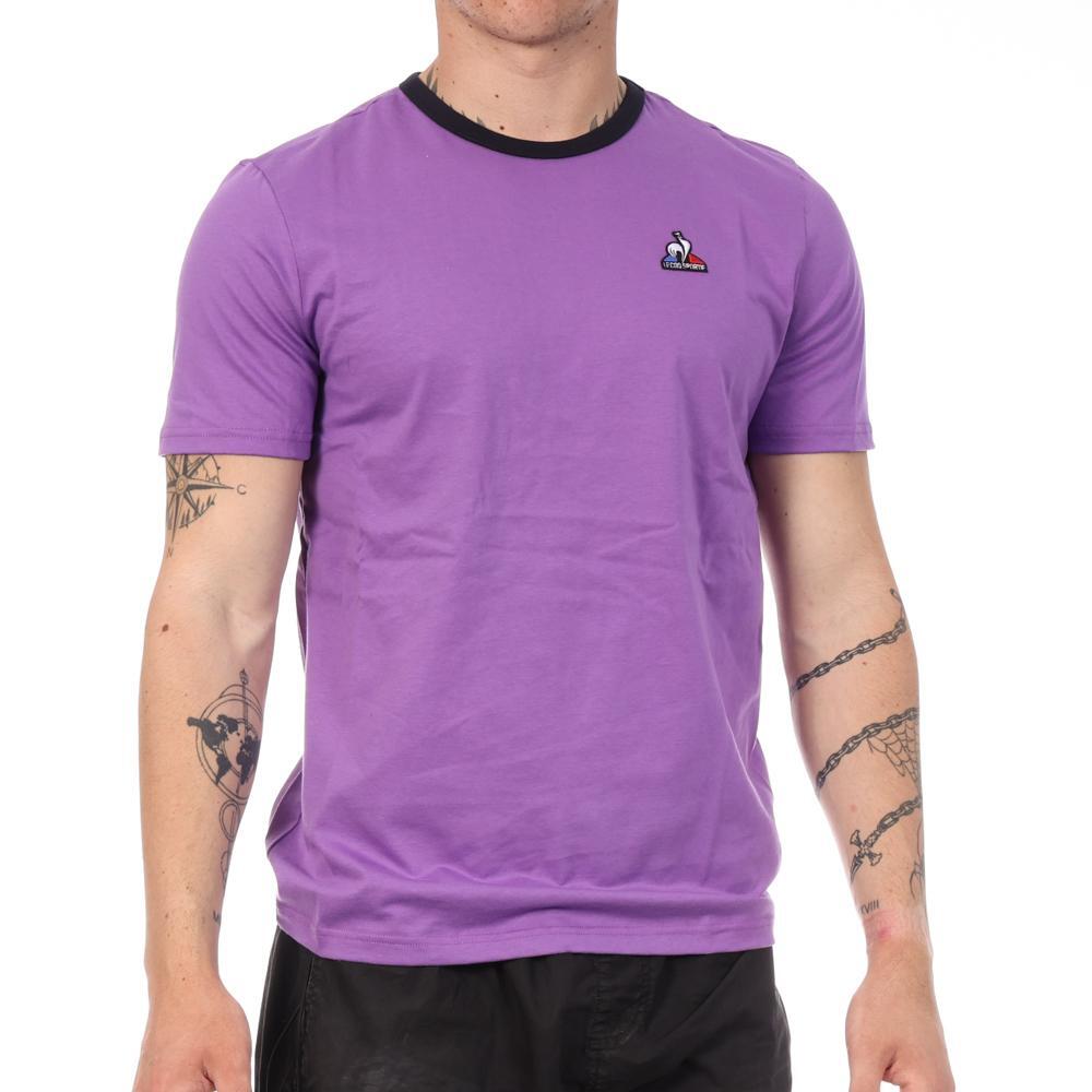 Men's Le Coq Sportif Chive Purple T-Shirt