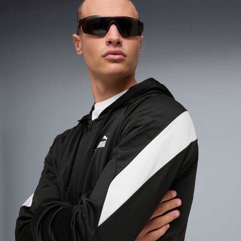 Trening barbati Puma Hooded Poly Suit, Negru