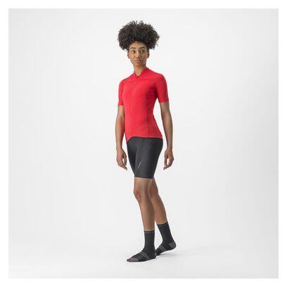 Maillot Manches Courtes Femme Castelli Anima 4 Rouge 5/5