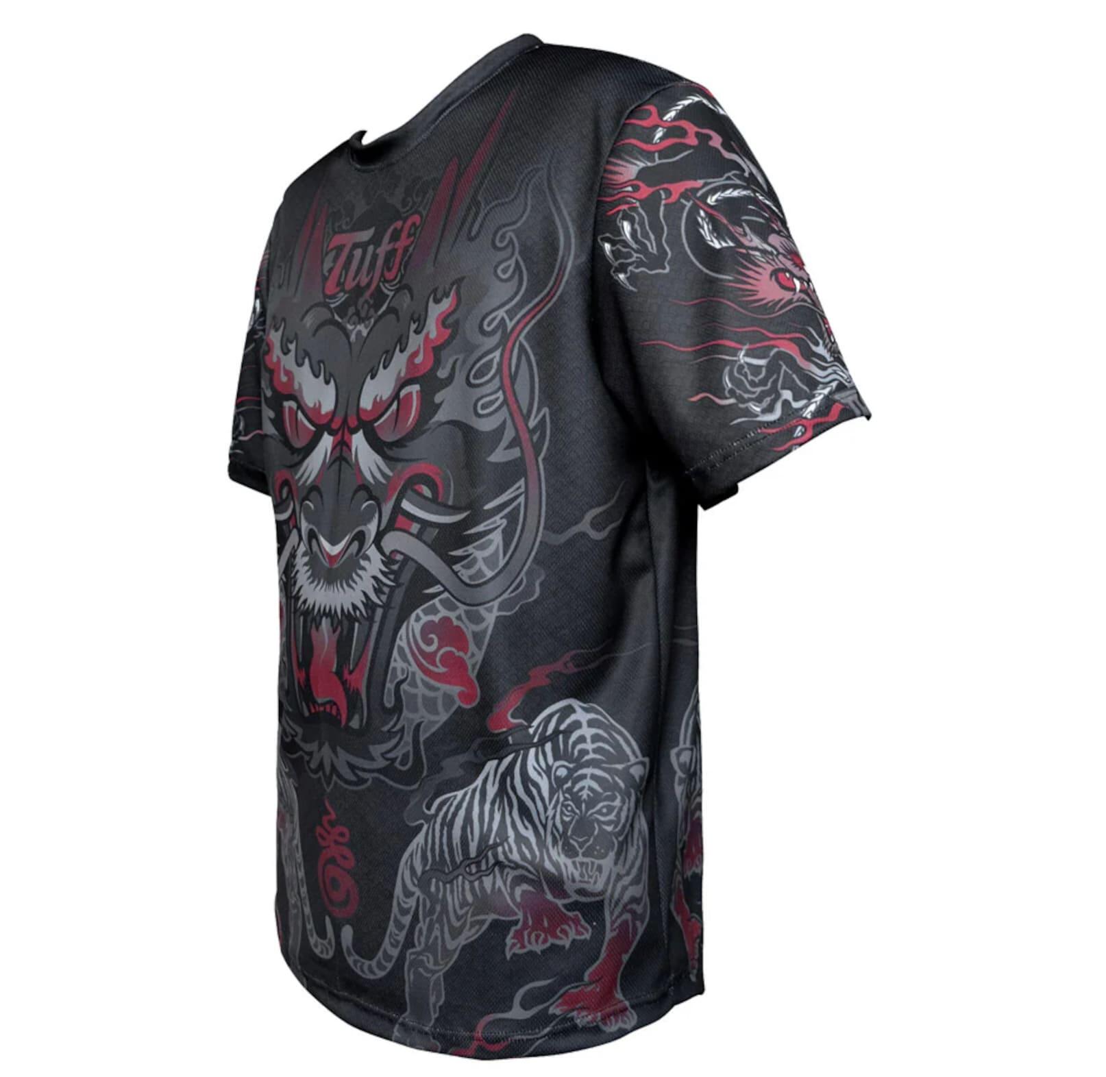 Koszulka Treningowa TUFF King Of Dragon In Black 3/4