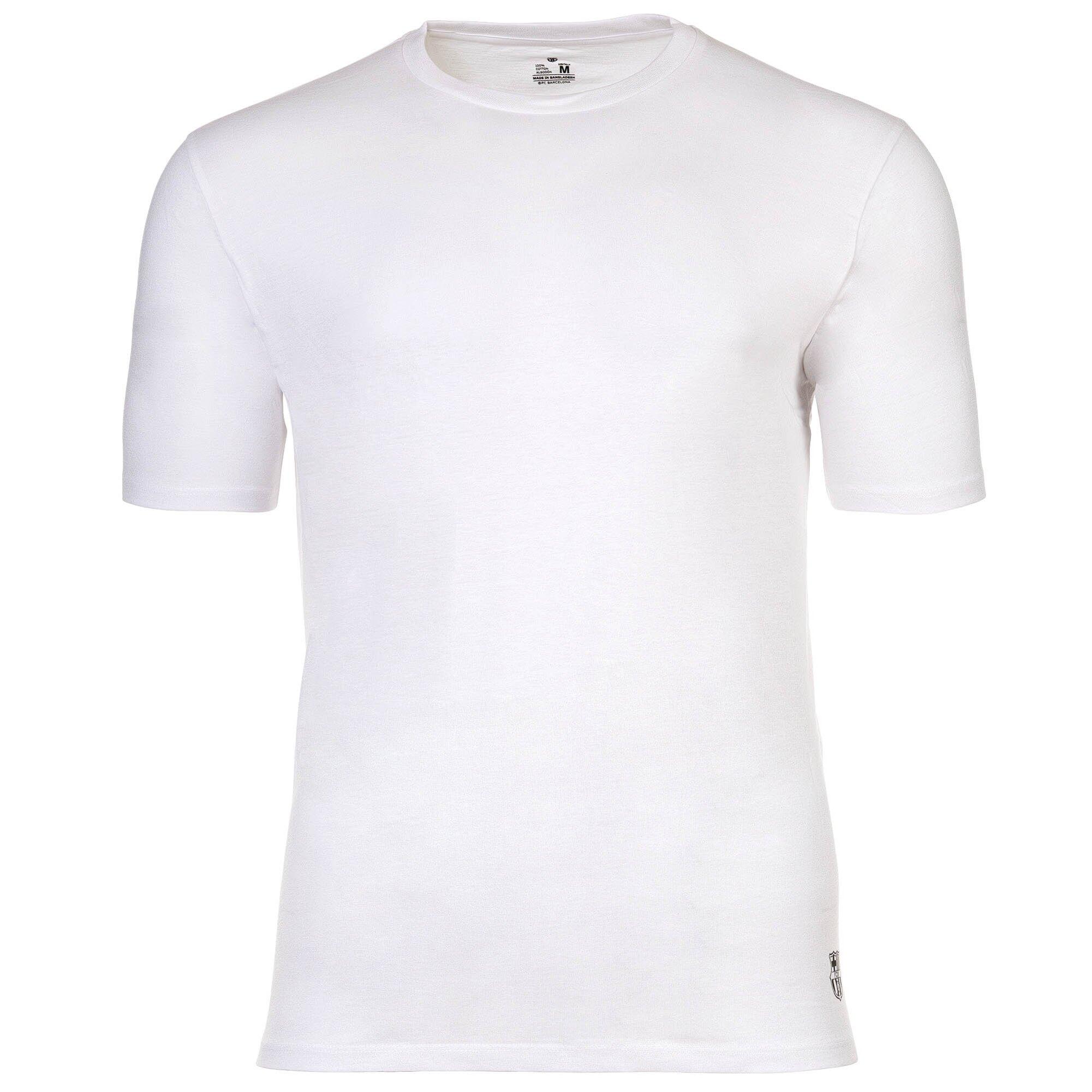 T-Shirt Herren 5er Pack Bequem sitzend-FCB Undershirt U-Neck 5-Pack 5/7
