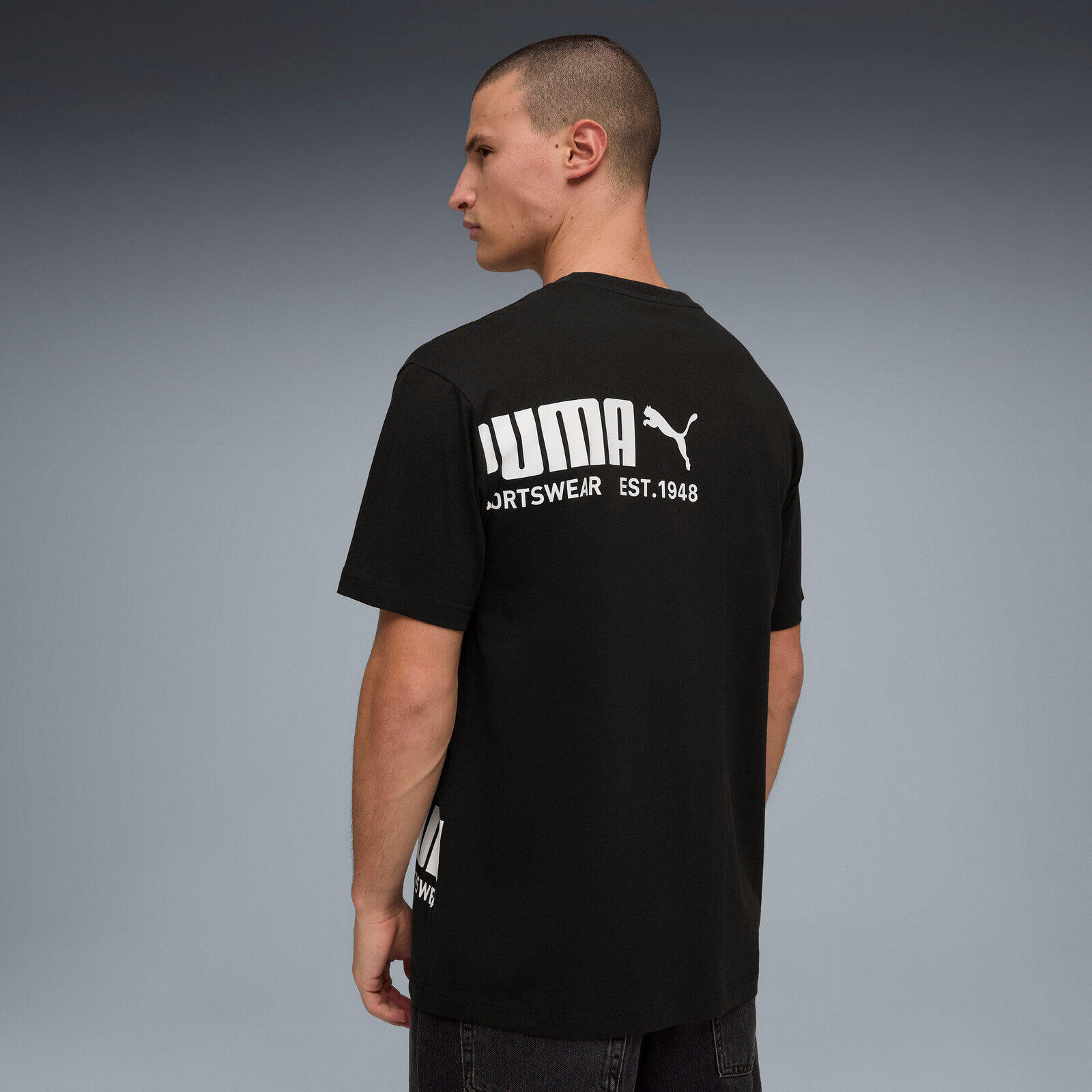 T-shirt Puma Sport Relaxed Graphic Tee, Noir, Hommes 2/5