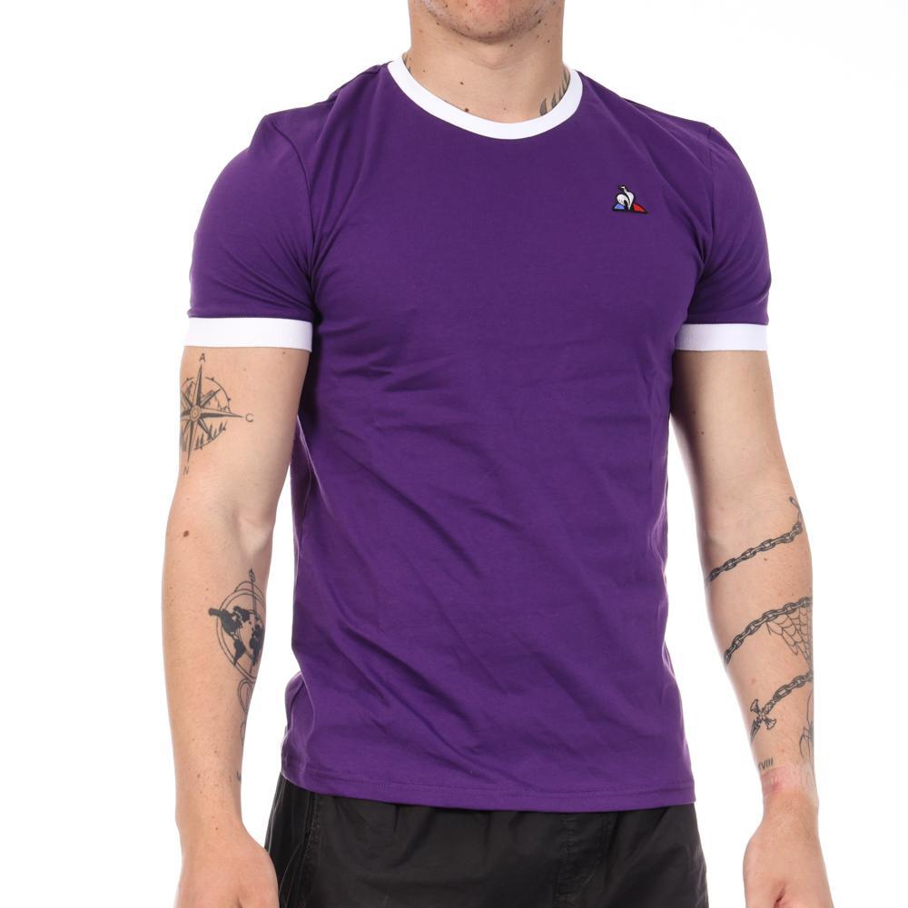Men's Purple Le Coq Sportif T-Shirt