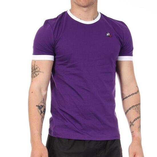 Camiseta Morada de Hombre Le Coq Sportif