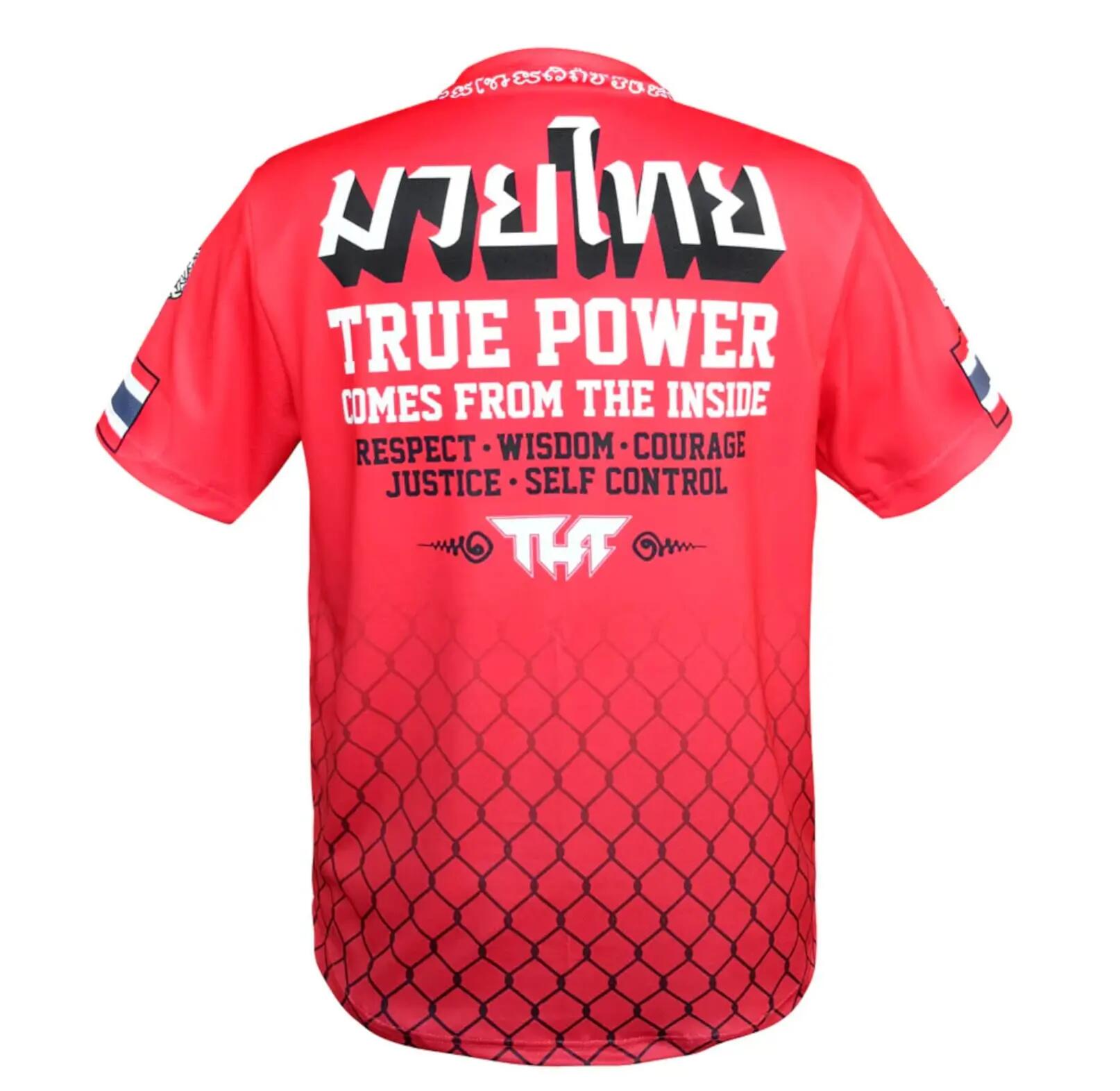 Koszulka Treningowa TUFF True Power Twin Tigers Yantra Red 2/4