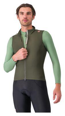 Gilet Coupe-Vent Homme Castelli Espresso Vert