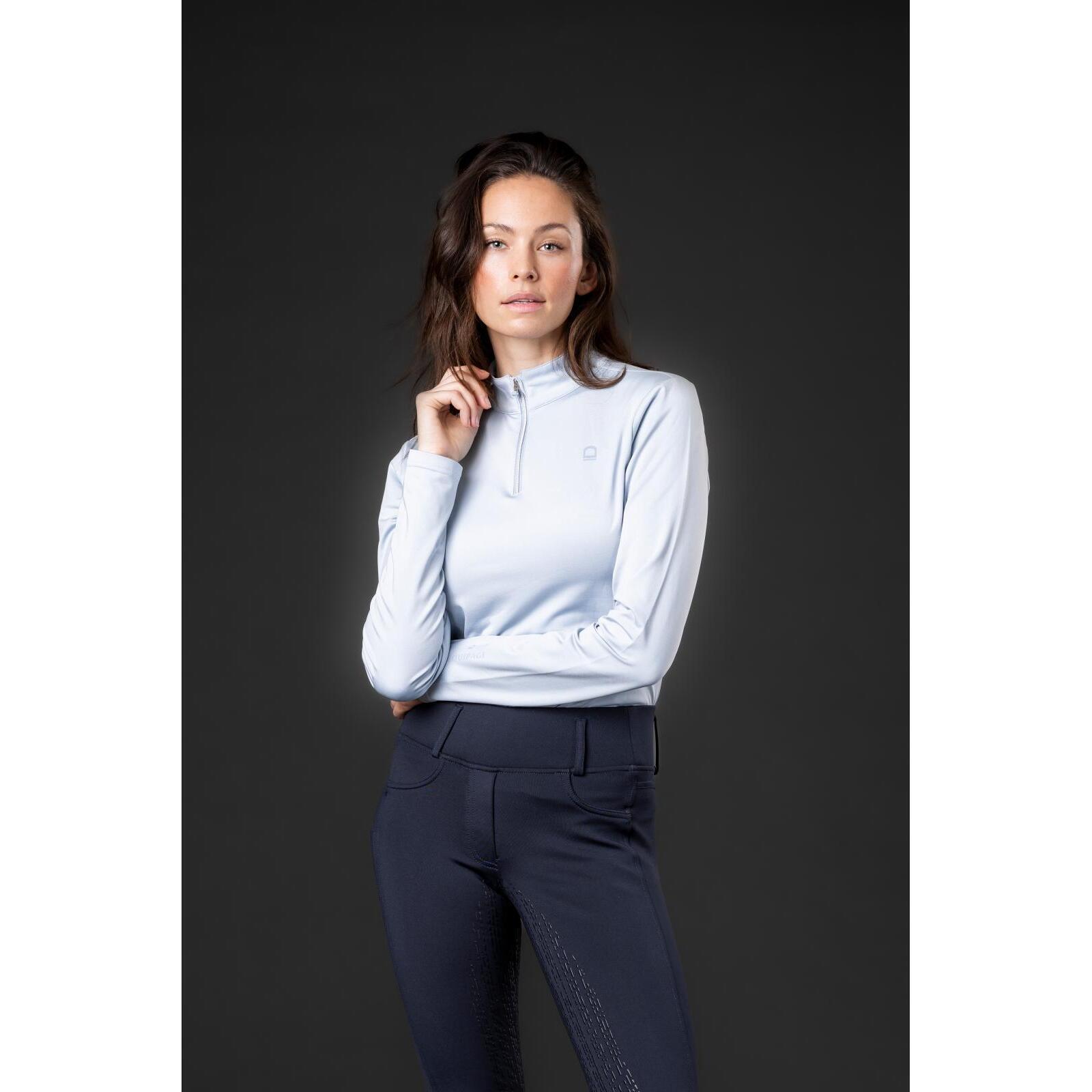 Camiseta de equitación mujer Equipage Kolyma 2/3
