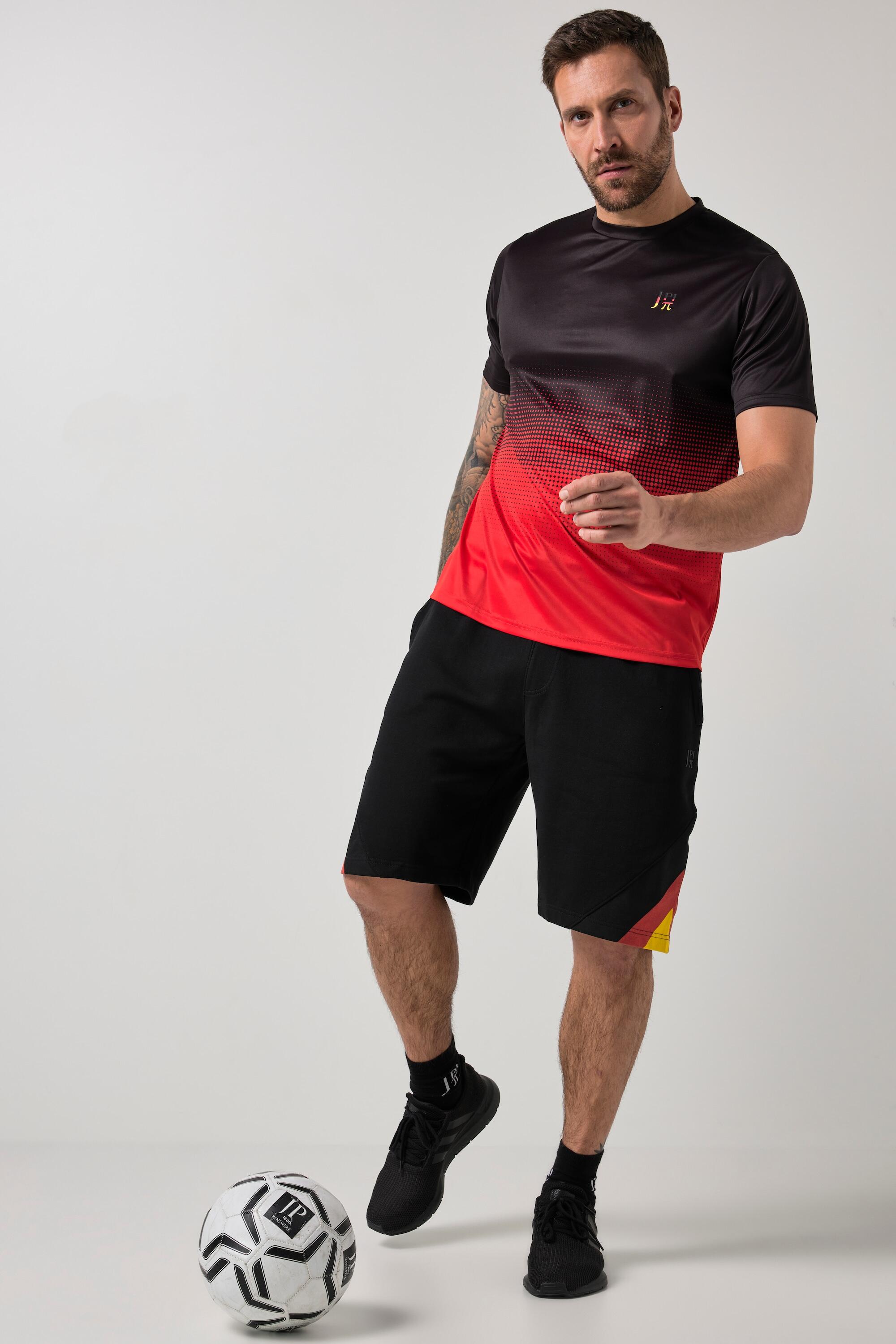 Heren T-shirt FLEXNAMIC® fitness all-over print korte mouwen QuickDry tot 8XL 2/6
