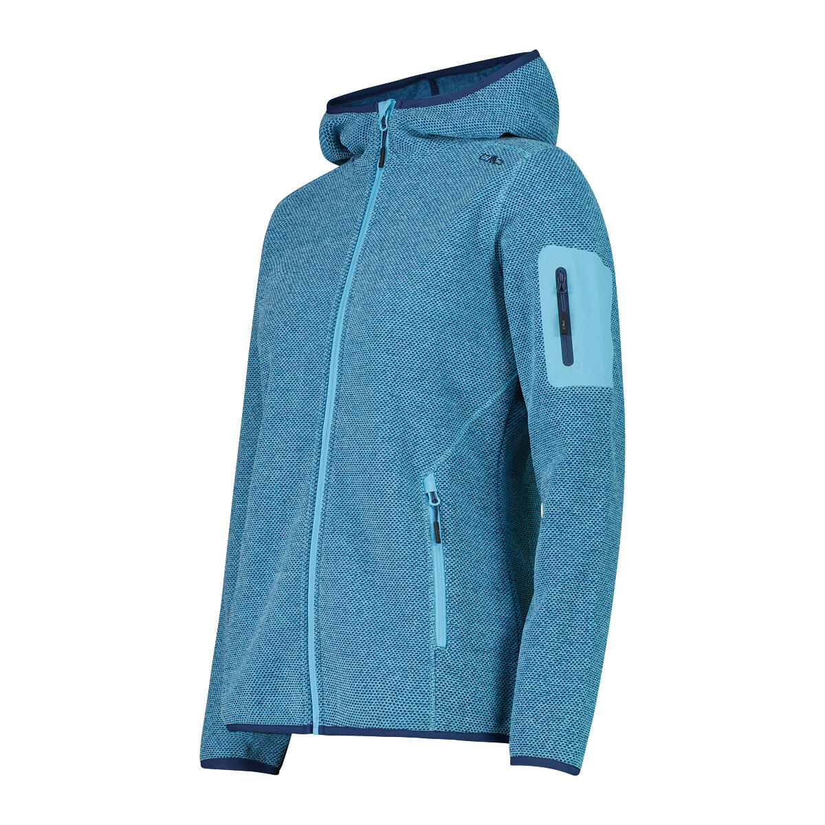CMP Damen Jacke Knitted Melange Hoody 3H19826 3/5