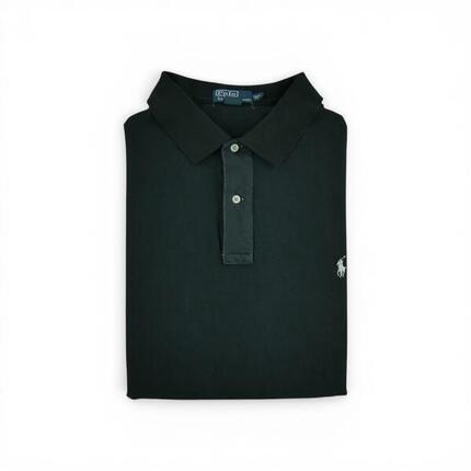 Reconditionné - Polo manches courtes Homme Noir - Très Bon État