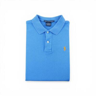 Tweedehands - dames polo met korte mouwen lichtblauw - goede staat