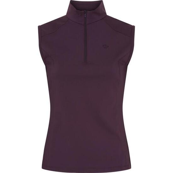 Turnier-Poloshirt ärmellos Damen Catago Teodora