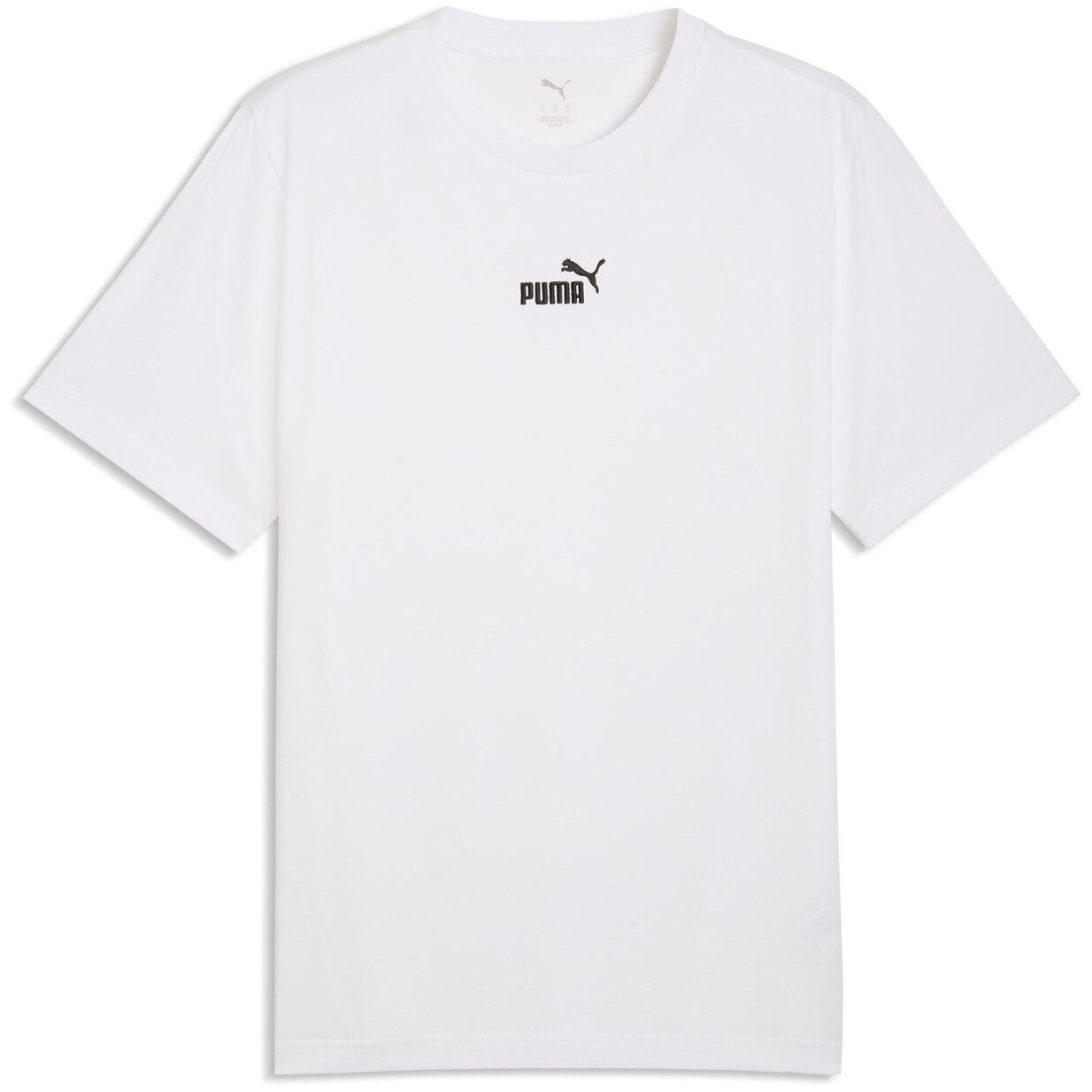 T-shirt Puma Ess Small No.1 Logo Centered Tee, Blanc, Hommes 5/5