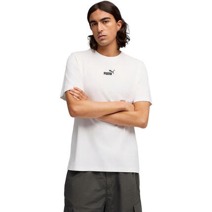 T-shirt Puma Ess Small No.1 Logo Centered Tee, Blanc, Hommes